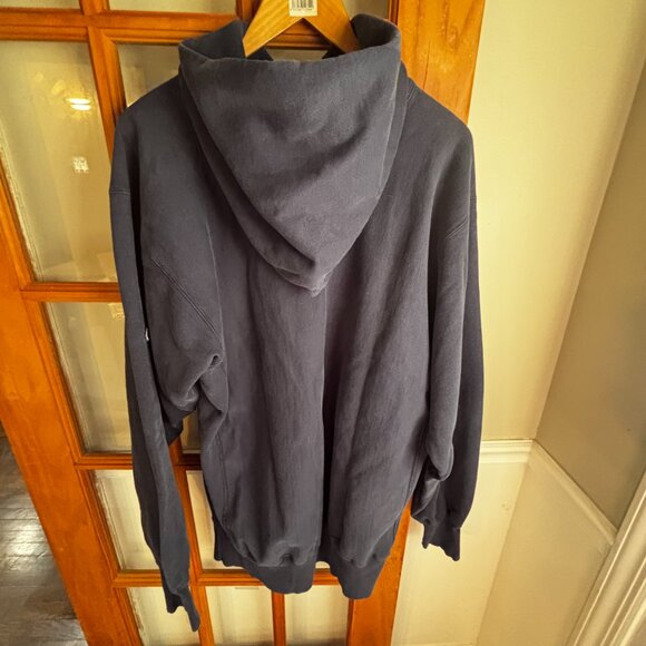 Champion Men's Vintage Golden State Warriors Navy hoodie SZ: XL - Picture 12 of 16